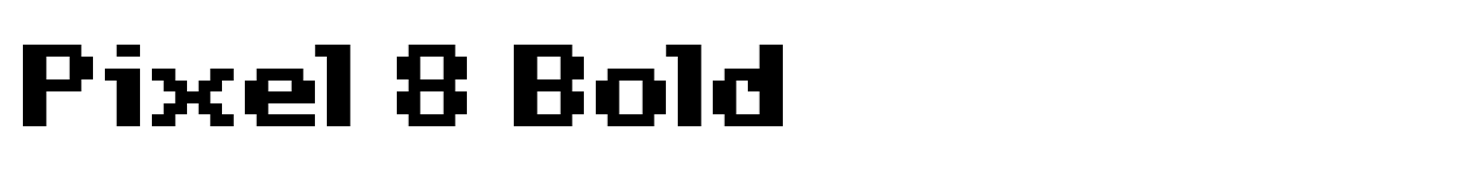 Pixel 8 Bold